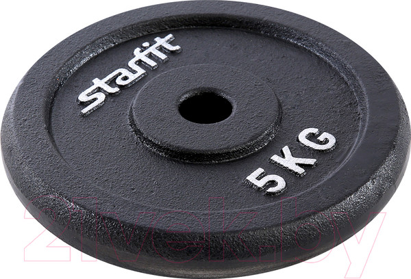 Изображение товара Диск для штанги Starfit BB-204 (5кг, черный)