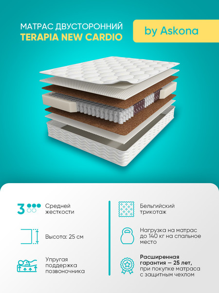 Изображение товара Матрас Askona Terapia Cardio 160x200