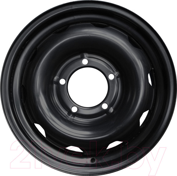 Изображение товара Штампованный диск ТЗСК УАЗ Patriot/Hunter 16x6.5" 5x139.7мм DIA 108.5мм ET 40мм (Черный глянец)