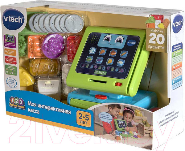 Изображение товара Касса игрушечная Vtech Моя интерактивная касса / 80-81673R