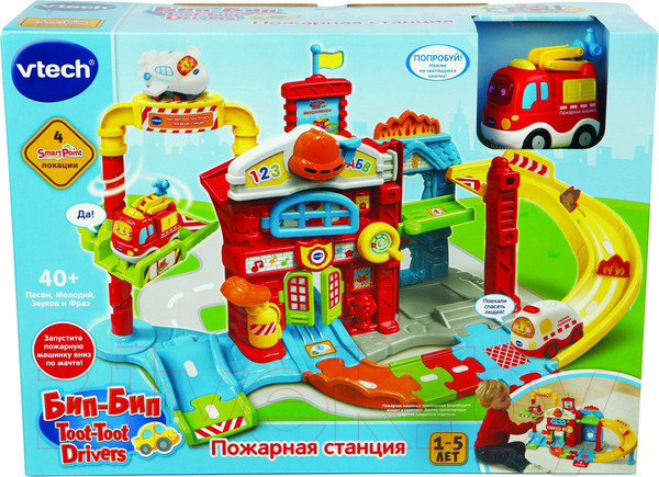 Изображение товара Паркинг игрушечный Vtech Пожарная станция / 80-503926