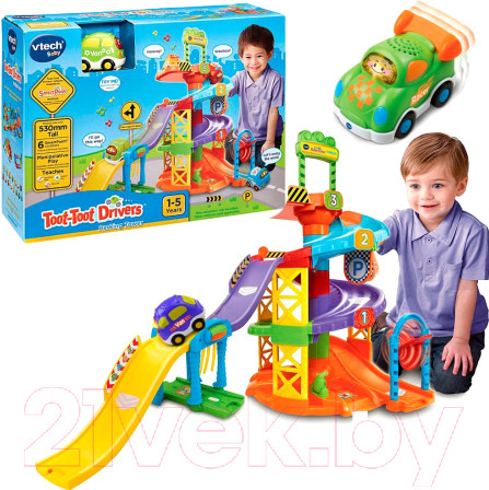 Изображение товара Паркинг игрушечный Vtech Парковочная башня Бип-Бип Toot-Toot Drivers / 80-152766