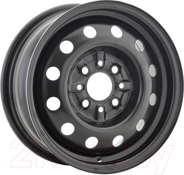 Изображение товара Штампованный диск ТЗСК ВАЗ-08 13х5.5" 4х98мм DIA 58.6мм ET 35мм Черный глянец