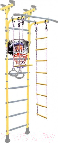 Изображение товара Детский спортивный комплекс Midzumi Banji Basketball Shield (лимонный пай)