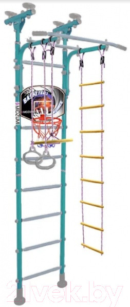 Изображение товара Детский спортивный комплекс Midzumi Banji Basketball Shield (ментоловый сорбет)