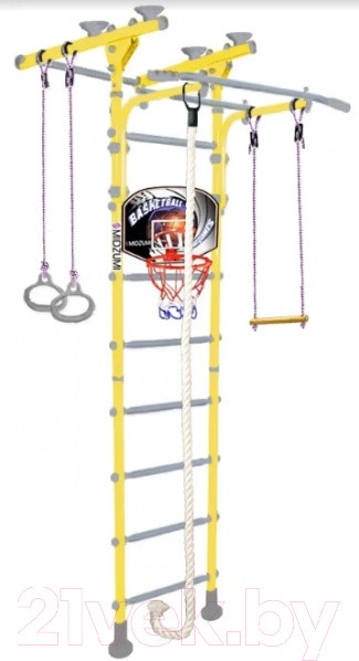Изображение товара Детский спортивный комплекс Midzumi Hoshi Ton Basketball Shield (лимонный пай)