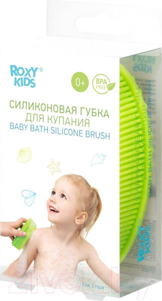 Изображение товара Щетка для тела Roxy-Kids RSB-004 (салатовый)