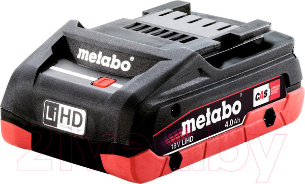 Изображение товара Аккумулятор для электроинструмента Metabo 18V 4.0 Ah LiHD (625367000)