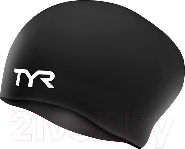 Изображение товара Шапочка для плавания TYR Long Hair Wrinkle-Free Silicone Cap / LCSL/001 (черный)