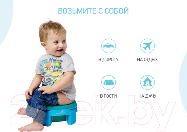 Изображение товара Вставка для детского горшка Roxy-Kids ML-235RU-G (зеленый перламутр)