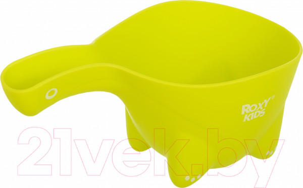 Изображение товара Ковшик для купания Roxy-Kids Dino Safety / RBS-003-GR (зеленый)