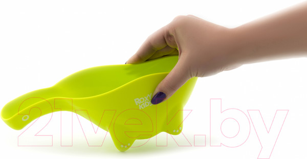 Изображение товара Ковшик для купания Roxy-Kids Dino Safety / RBS-003-GR (зеленый)