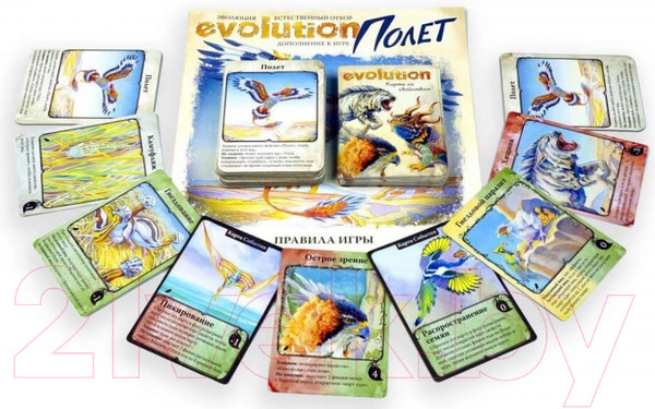 Изображение товара Дополнение к настольной игре Правильные Игры Эволюция. Полет / 13-03-02