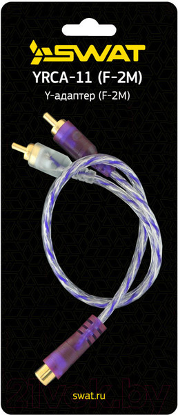 Изображение товара Межблочный кабель для автоакустики Swat SIE-2M