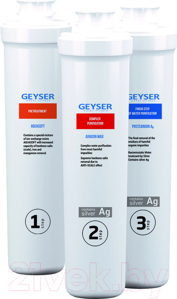 Изображение товара Комплект модулей сменных фильтрующих Гейзер Смарт Макс