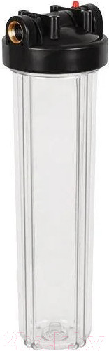 Изображение товара Корпус магистрального фильтра Аквабрайт Стандарт АБФ-20ББ-ПР (прозрачный корпус)