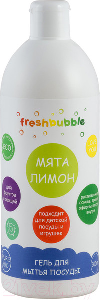 Изображение товара Средство для мытья посуды Freshbubble Мята и лимон (500мл)