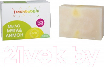 Изображение товара Мыло хозяйственное Freshbubble Мята и Лимон (100г)