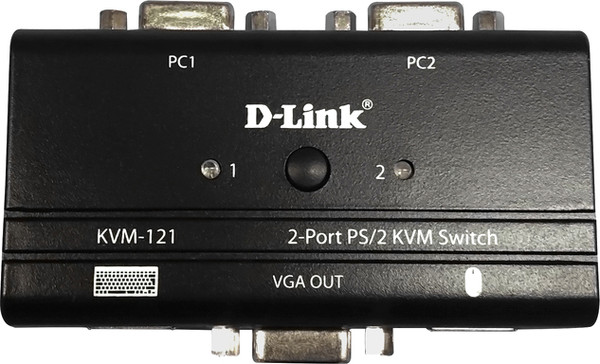 Изображение товара Переключатель портов D-Link KVM-121/B1A