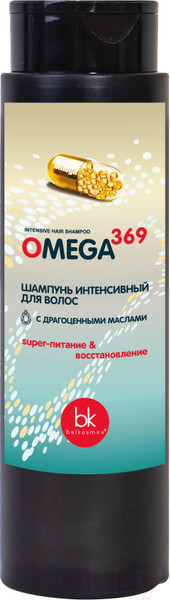 Изображение товара Шампунь для волос BelKosmex Omega 369 Интенсивный (400г)