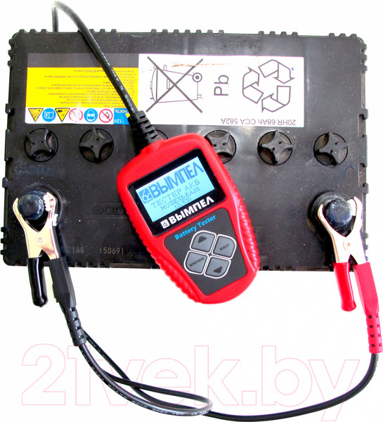 Изображение товара Тестер аккумуляторной батареи Вымпел ВА101 / 3126