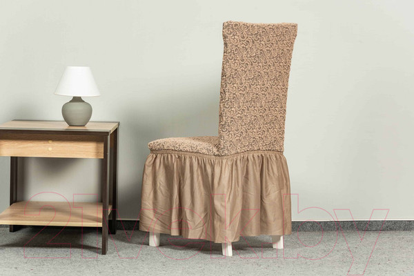 Изображение товара Комплект чехлов Софатэкс Стандарт КПС-4 (жаккард/капучино)