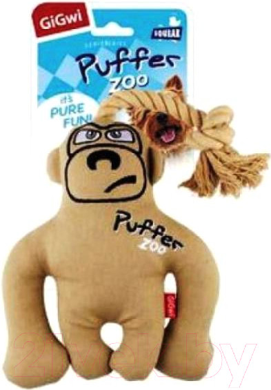 Изображение товара Игрушка для собак Gigwi Puffer Zoo 75501