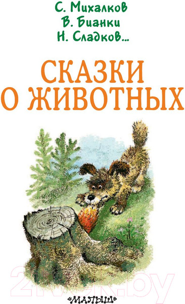 Изображение товара Книга АСТ Сказки о животных (Михалков С., Сладков Н. , Бианки В.)