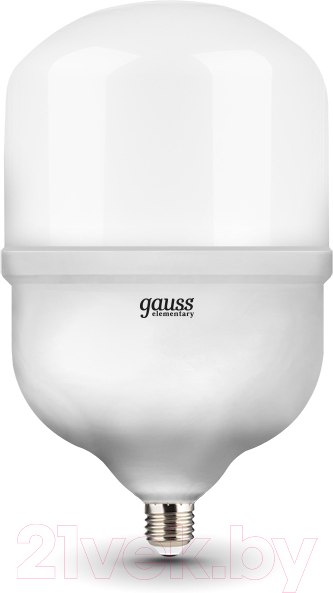 Изображение товара Лампа Gauss Elementary E27 60W 4000К / 63226