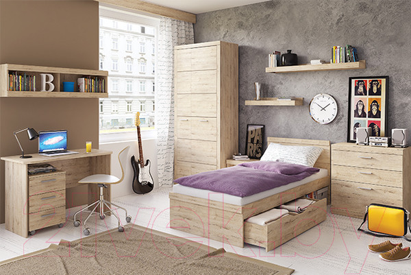 Изображение товара Шкаф Anrex Oskar 2D (дуб санремо)