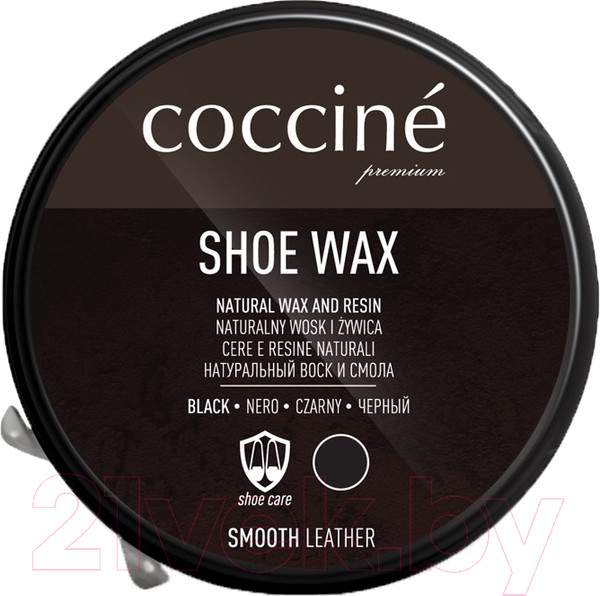Изображение товара Воск для обуви Coccine 40г (черный)