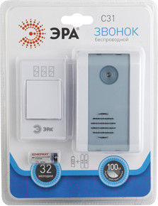 Изображение товара Электрический звонок ЭРА C31