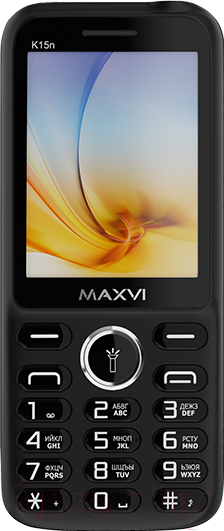 Изображение товара Мобильный телефон Maxvi K15n (черный)