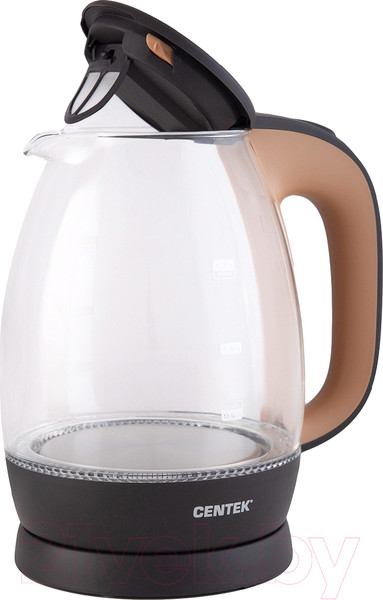 Изображение товара Электрочайник Centek CT-0056 (бежевый/кофе)
