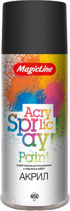 Изображение товара Краска Magicline RAL 9004 / 010 (265г, черный матовый)