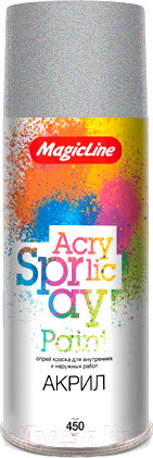 Изображение товара Краска Magicline RAL 9006 / 100 (265г, серебристый)