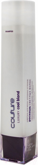 Изображение товара Шампунь для волос Estel Luxury Cool Blond Haute Couture для холодных оттенков (250мл)