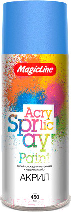 Изображение товара Краска Magicline RAL 5015 / 320 (265г, светло-голубой)