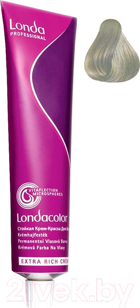Изображение товара Крем-краска для волос Londa Professional Londacolor Стойкая Permanent 10/8 (яркий блонд жемчужный)