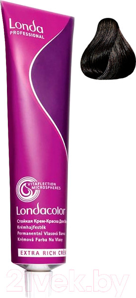 Изображение товара Крем-краска для волос Londa Professional Londacolor Стойкая Permanent 4/0 (шатен)