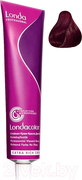 Изображение товара Крем-краска для волос Londa Professional Londacolor Стойкая Permanent 5/5 (светлый шатен красный)