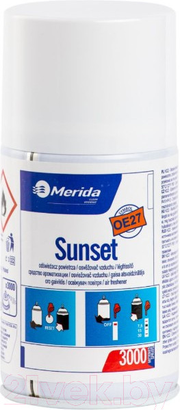Изображение товара Сменный блок для освежителя воздуха Merida Sunset OE27