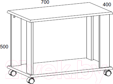 Изображение товара Журнальный столик Anrex Olivia L (вудлайн кремовый)