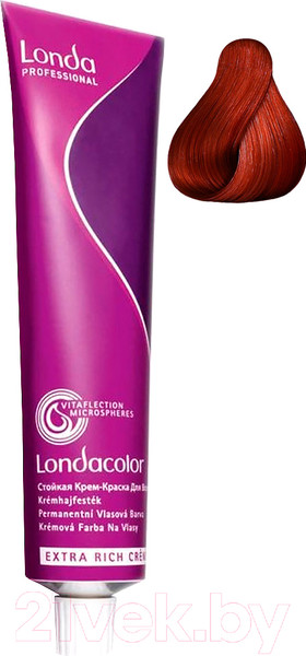 Изображение товара Крем-краска для волос Londa Professional Londacolor Стойкая Permanent 6/43 (темный блонд медно-золотистый)