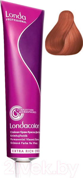 Изображение товара Крем-краска для волос Londa Professional Londacolor Стойкая Permanent 7/41 (блонд медно-пепельный)