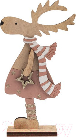 Изображение товара Статуэтка Neon-Night Рождественский олень 504-006 (розовый)