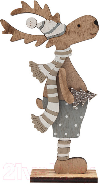 Изображение товара Статуэтка Neon-Night Рождественский олень 504-005 (синий)