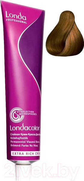 Изображение товара Крем-краска для волос Londa Professional Londacolor Стойкая Permanent 7/73 (блонд коричнево-золотистый )