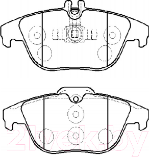 Изображение товара Тормозные колодки HSB HP9988