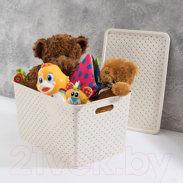 Изображение товара Корзина Violet Береста / 523126 (14л, слоновая кость)